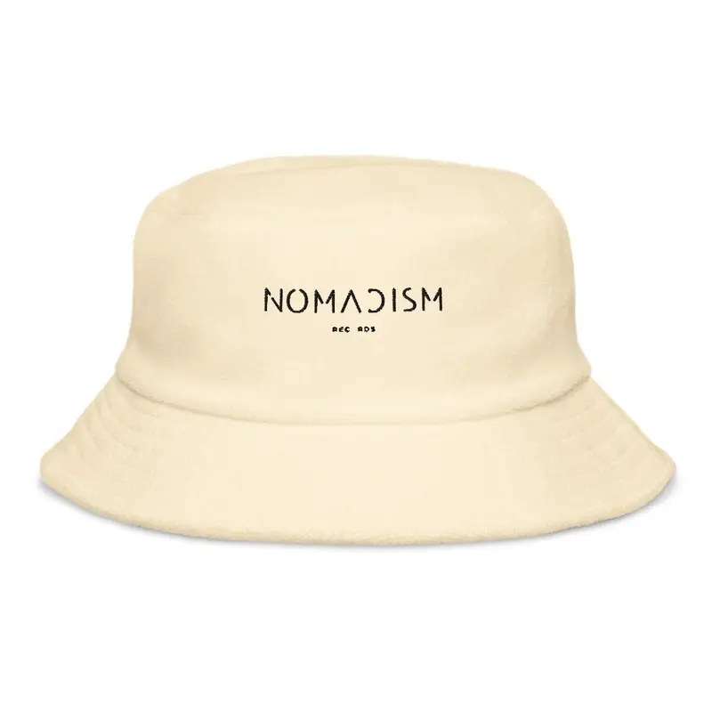 bucket hat white logo