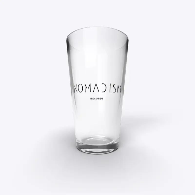 pint glass black color 