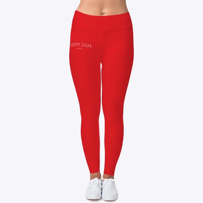 leggings small logo white