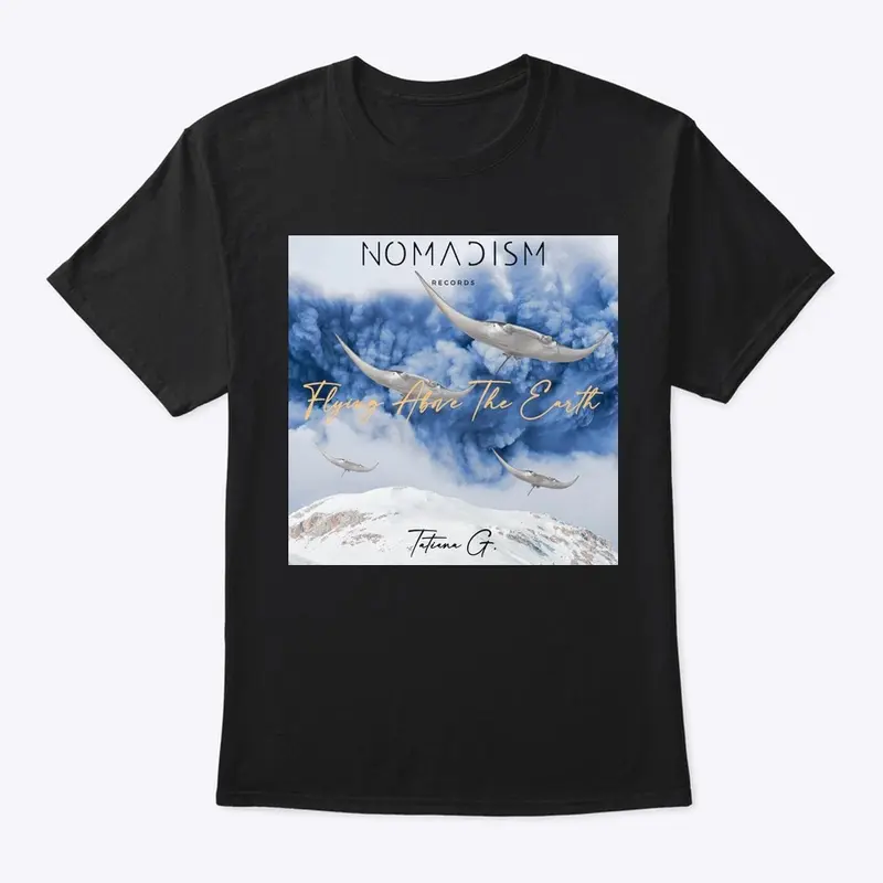 T - Shirt Flying Above The Earth